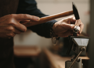 The Power of Projects In Later Life Hands of male using a tool